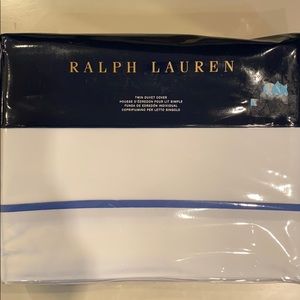 New Ralph Lauren Palmer Twin Duvet Cover MSRP $285